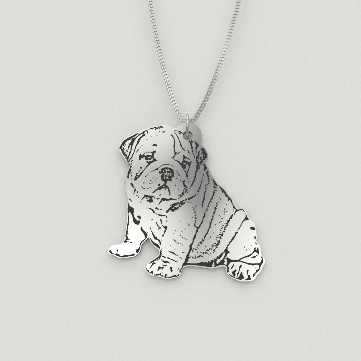 Buy Dog Necklace Dog Photo Necklace Custom Personalized Sterling Silver  Plated Pet Necklace Custom Pet Photo Pendant Online in India - Etsy