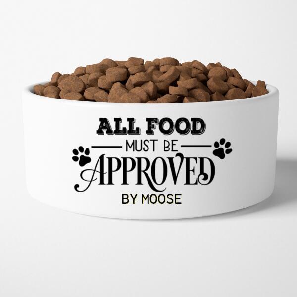 Personalized Large Dog Food Bowls - Dog Breeds