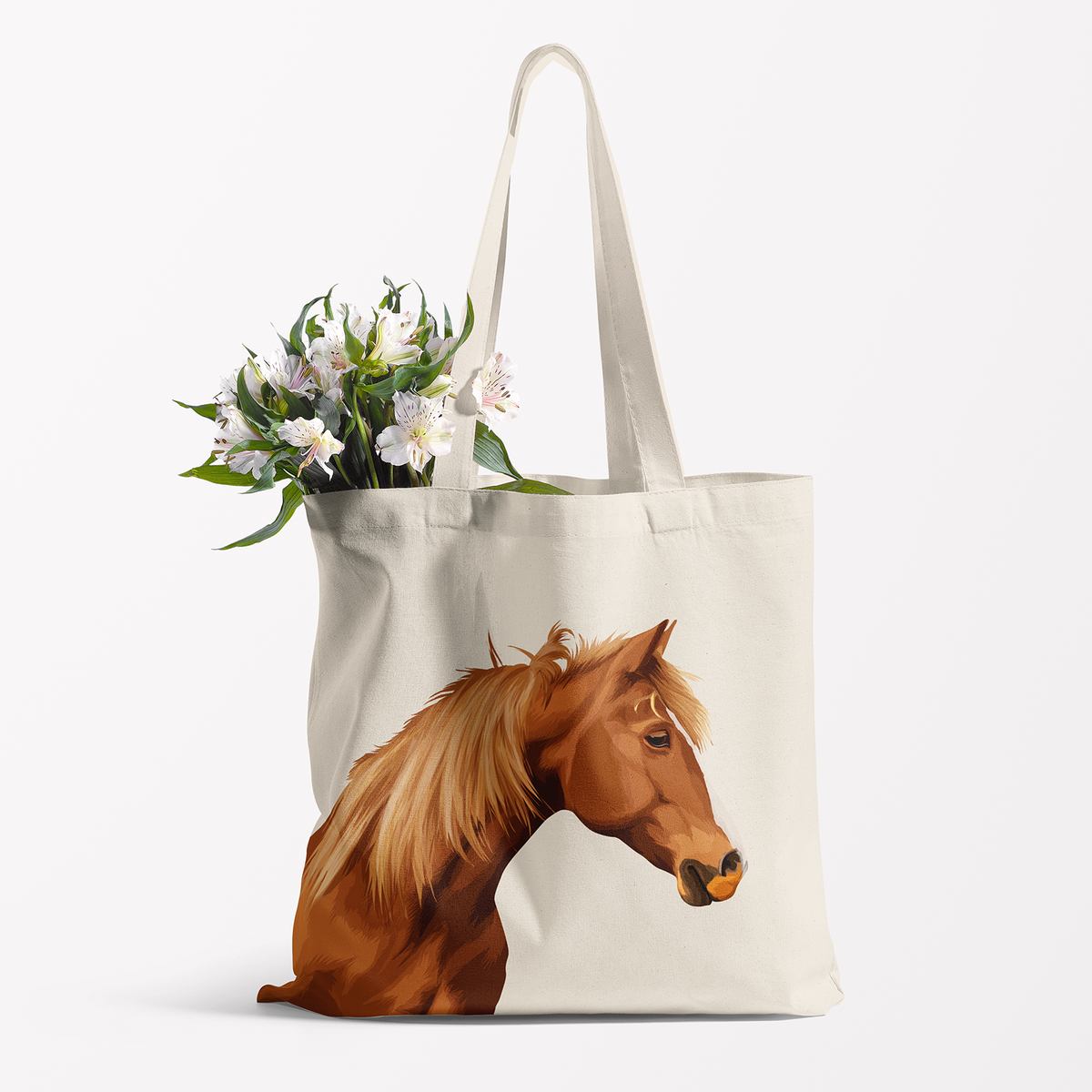 Impersonate Me Custom Horse Tote Bag