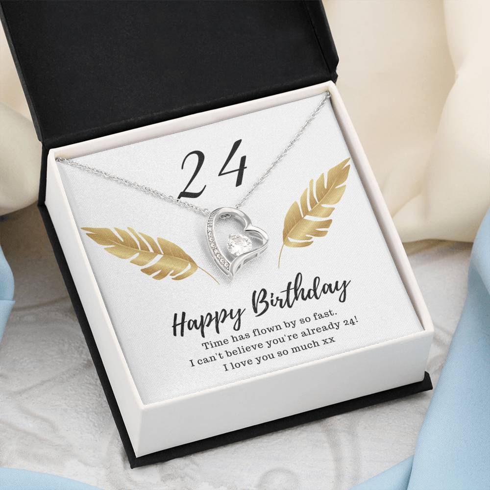 Amazon.com: 24th Birthday Gift for Women Birthday Gift for 24 Year Old Girl  Gifts for Her Bday Gift Ideas for 24 Birthday Jewelry Gift for Women Age 24  - Swarovski Pearl Necklace :