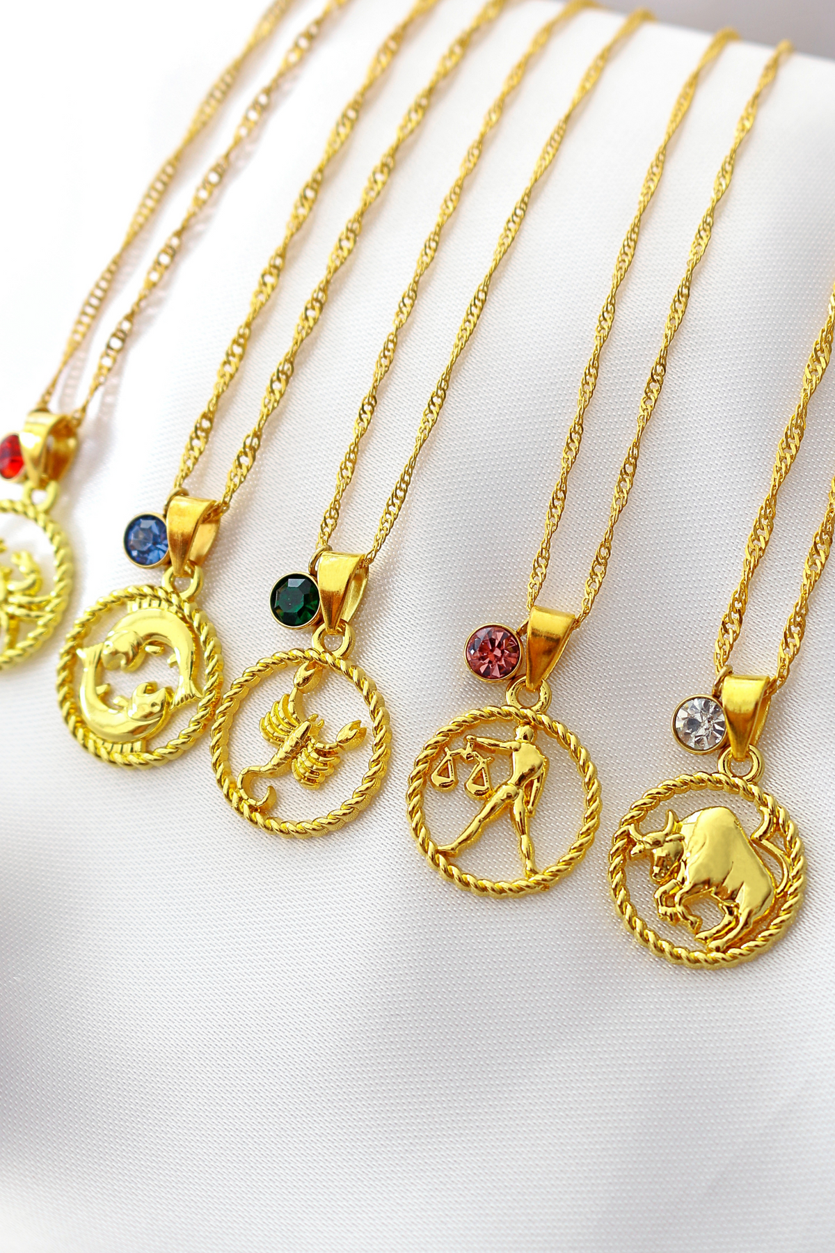 Zodiac 2024 birthstone necklace