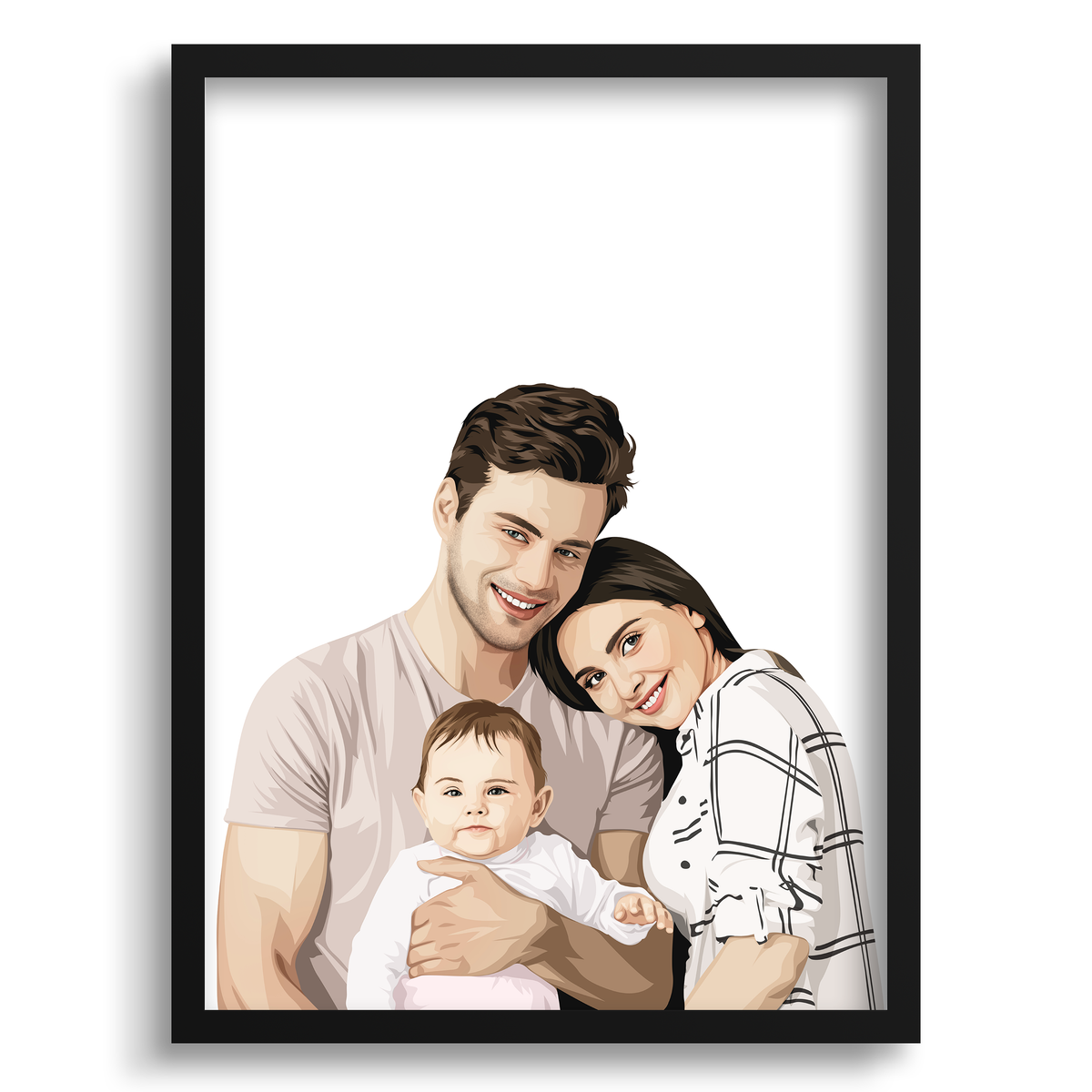 Personal saving illustration digital - family portrait