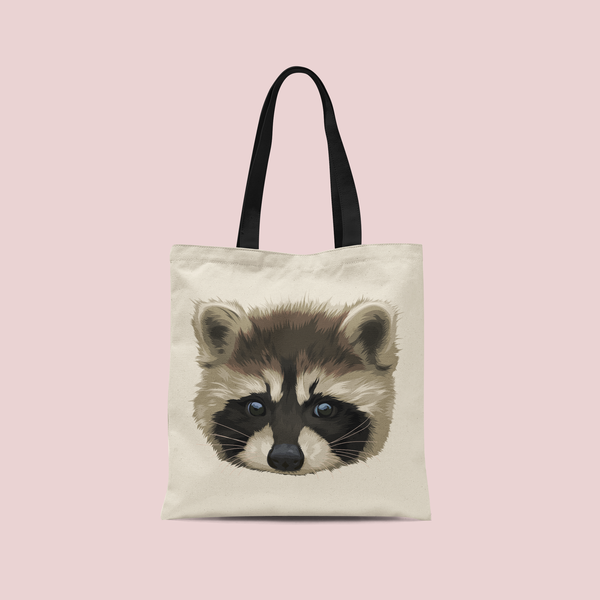 Personalised Tote Bag;Animal Print Shopping bag;Gift bag Customised with  Name