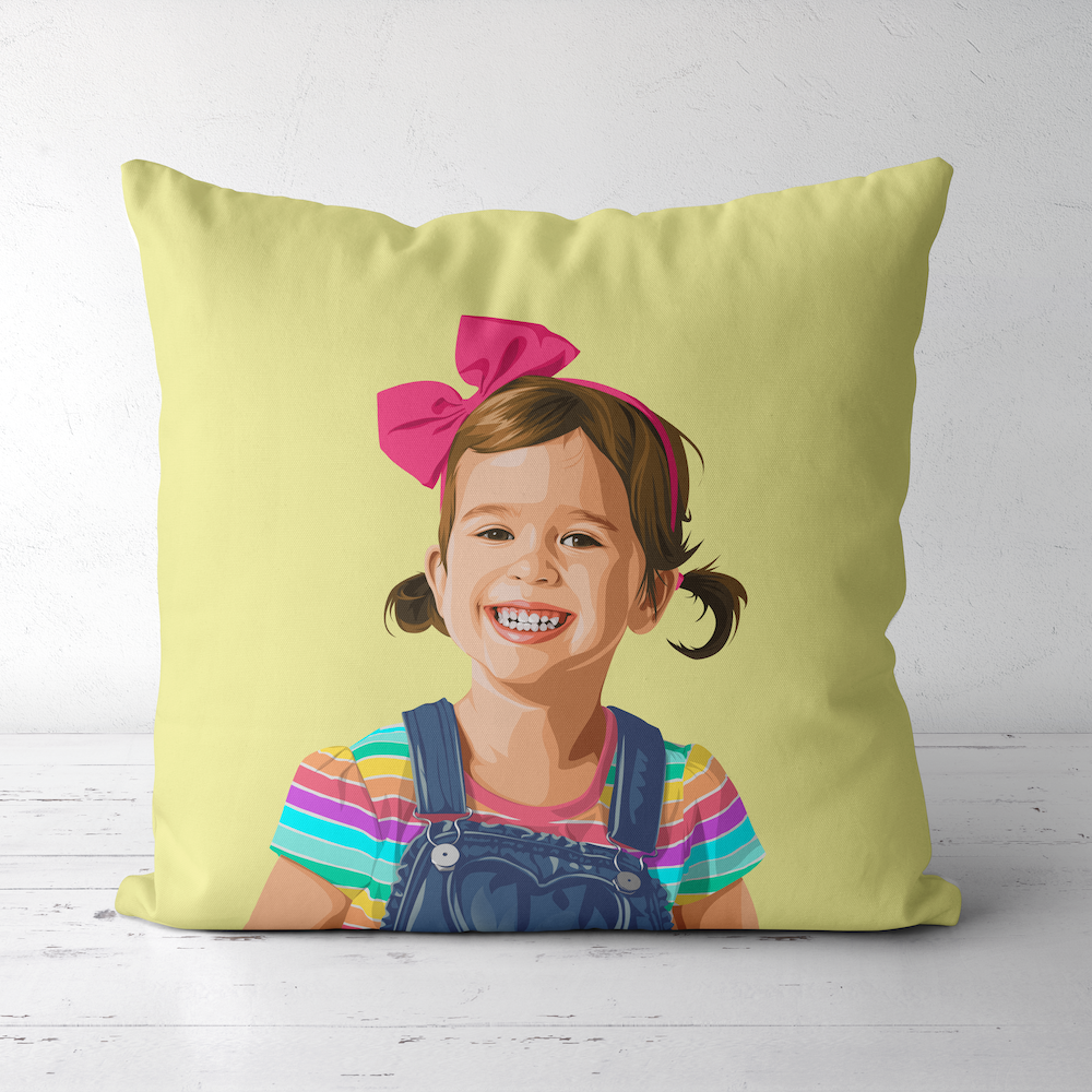 Pillowcase with best sale face on it